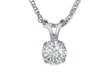 Photo of a diamond pendant